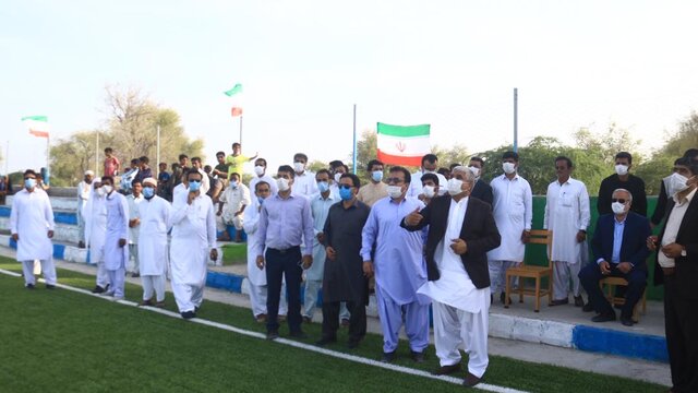 یک طرح ورزشی در بخش مرکزی کنارک به بهره برداری رسید