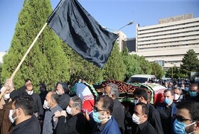 تشیع پیکرهای سه شهید سپاه در زاهدان
