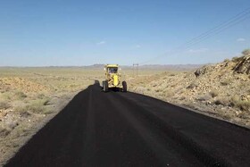 روکش آسفالت راه های روستایی شهرستان زاهدان