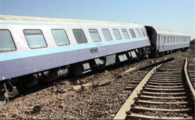 قطار باری پاکستان در محدوده زاهدان از ریل خارج شد
