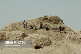 پایان اولین فصل کاوش در محوطه باستانی تپه رستم سیستان