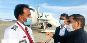 فرود اضطراری هواپیمای بویینگ ٧٣٧ هندوستان در فرودگاه زاهدان