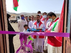 یک خانه هلال روستایی در تمندان تفتان افتتاح شد