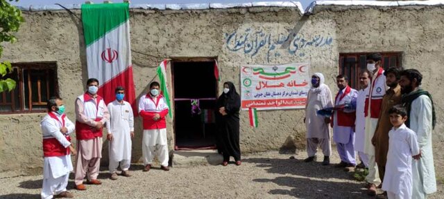 یک خانه هلال روستایی در تمندان تفتان افتتاح شد