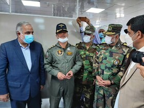 دومین بیمارستان مجهز تنفسی ارتش در خاش افتتاح شد