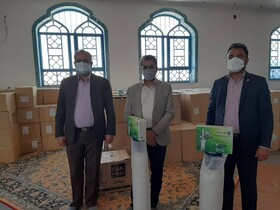 تحویل کمک‌های بهداشتی شرکت گاز سیستان و بلوچستان برای مقابله با کرونا