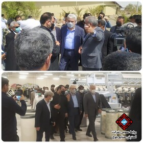 بازدید معاون علمی رئیس جمهور از کارخانجات گسترش صنایع بلوچ ایرانشهر