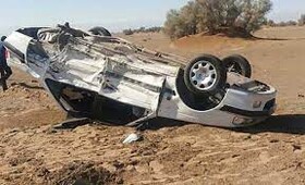 واژگونی خودرو اتباع غیرمجاز در مسیر خاش به سراوان با ۶ کشته