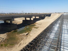عملیات اجرایی ساخت پل شیله در محور زابل_ زاهدان آغاز شد