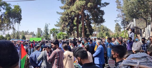 تصاویری از راهپیمایی روز قدس در زاهدان