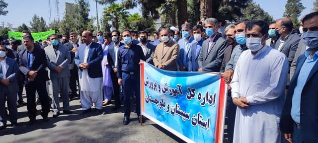 تصاویری از راهپیمایی روز قدس در زاهدان