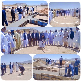 آیین کلنگ زنی و شروع عملیات احداث ۳ پروژه بهداشتی و درمانی روستایی خاش انجام شد