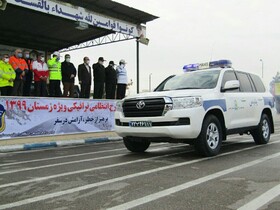 آغاز طرح زمستانه پلیس در ۴ گردنه برف‌گیر استان سمنان