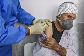 تزریق واکسن کرونا به پاکبانان - سمنان