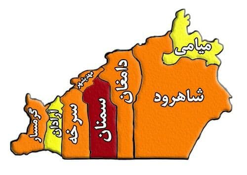 چیرگی نارنجی بر نقشه کرونایی استان/آخرین آمار قربانیان کووید19 در سمنان