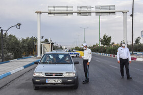 مسدودسازی ورودی های <a href='https://sayeb.ir/tag/%d8%b3%d9%85%d9%86%d8%a7%d9%86'>سمنان</a> پس از آغاز منع تردد