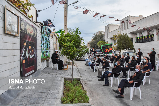 سوگواری"کوچه به کوچه به عشق حسین(ع)" در سمنان