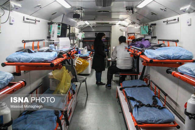 پایگاه سیار واکسیناسیون کرونا - سمنان