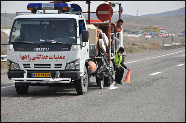 خط‌کشی 475 کلیومتر از محورهای شریانی سمنان