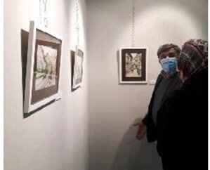 "قرنطینه و رنگ" دستاوردهای هنرمند سمنانی از پاندمی کرونا