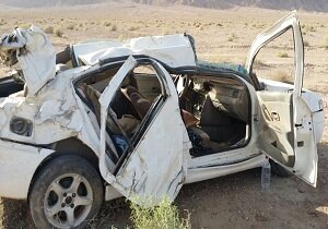 مرگ و مصدومیت ۵ سرنشین در حادثه واژگونی سمند