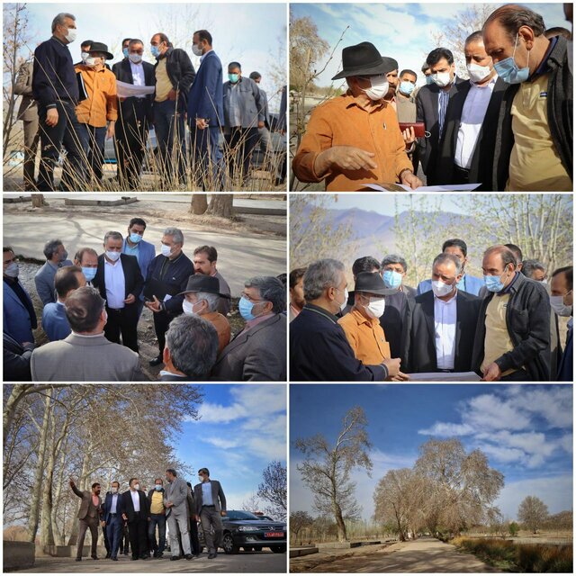 بازدید هاشمی از جانمایی لوکیشن پیشنهادی سریال سلمان فارسی در کاخ سناتور خاروس امیریه 