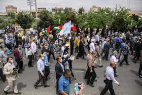 راهپیمایی روز قس - سمنان