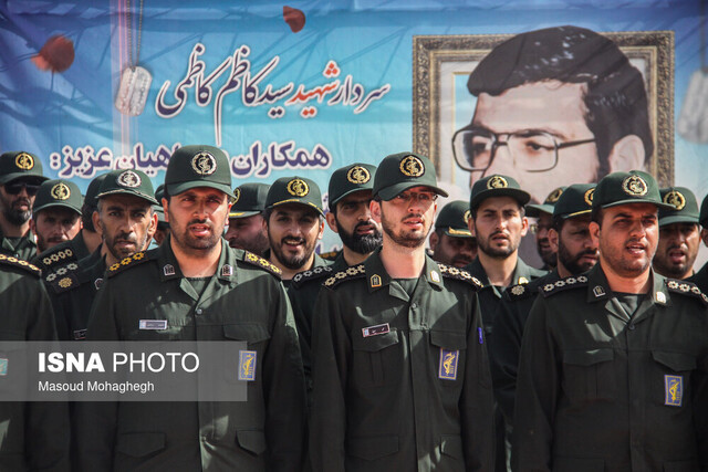 صبحگاه مشترک نیروهای مسلح استان سمنان با حضور امیر پوردستان