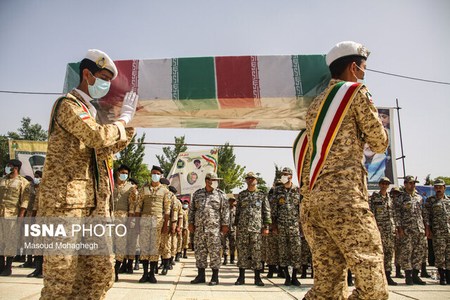 صبحگاه مشترک نیروهای مسلح استان سمنان با حضور امیر پوردستان