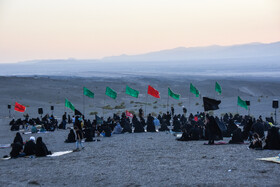 عزاداری در صحرا - کویر خوریان سمنان