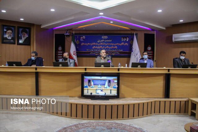 نشست خبری استاندار سمنان