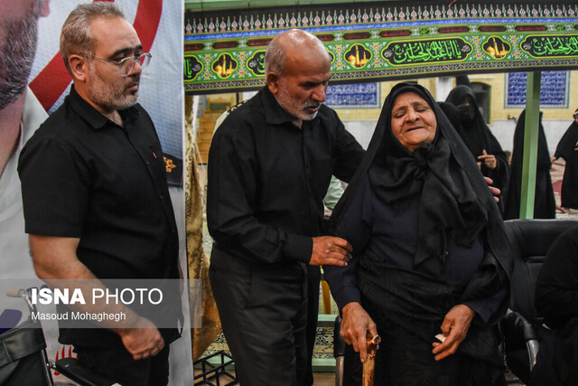 وداع با پیکر "شهید رحیمی" شهید مدافع نظم و امنیت - سمنان