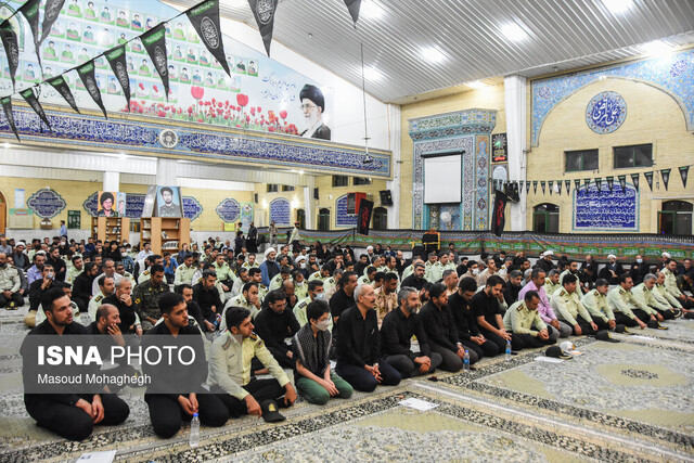  وداع با پیکر "شهید رحیمی" شهید مدافع نظم و امنیت - سمنان