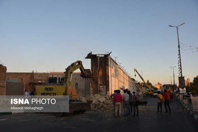 رخنمایی کاروانسرای شاهعباسی سمنان بعد چهار دهه مستوری تصاویر