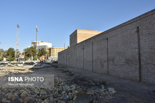 رخنمایی کاروانسرای شاهعباسی سمنان بعد چهار دهه مستوری تصاویر