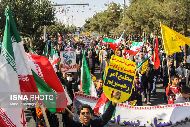 برپایی راهپیمایی ۱۳ آبان در سمنان