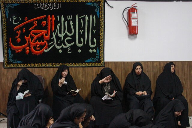 مراسم عزاداری حسینی در جهاددانشگاهی استان سمنان برگزار شد