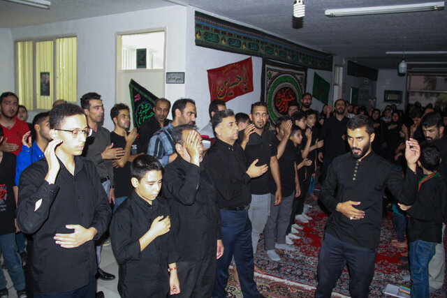 مراسم عزاداری حسینی در جهاددانشگاهی استان سمنان برگزار شد