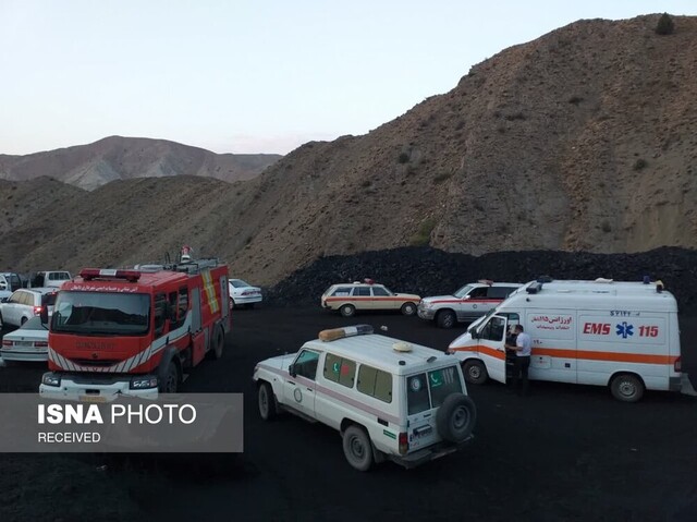 تصاویر اختصاصی ایسنا از حادثه انفجار معدن دامغان با 6 جانباخته