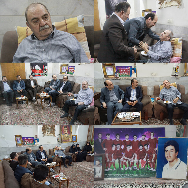 دیدار رئیس و مدیران جهاددانشگاهی استان سمنان با پدر شهید ابوالفضل نیکذات