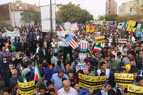 راهپیمایی 13 آبان - سمنان