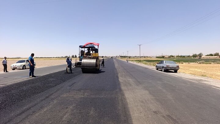 پیشرفت ۹۰ درصدی عملیات بهسازی محور گرمسار – نه‌حصار