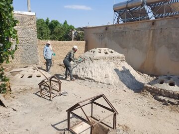 مرمت و بازسازی حمام تاریخی خانخودی شاهرود