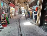 مرمت اضطراری بام بازار تاریخی شاهرود