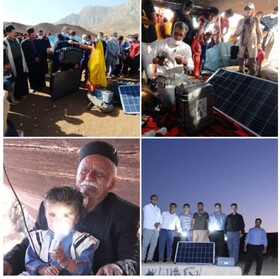 توزیع ۸۸ دستگاه پنل خورشیدی قابل حمل در بین عشایر چهارمحال و بختیاری