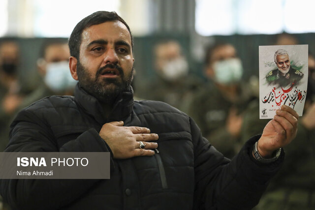 برگزاری دومین آئین سالگرد شهادت حاج قاسم سلیمانی در شهرکرد