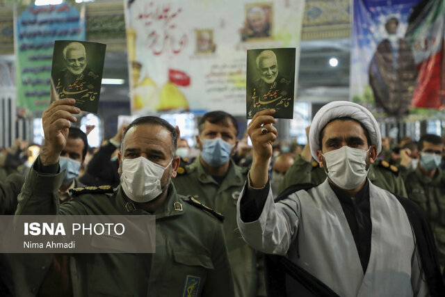برگزاری دومین آئین سالگرد شهادت حاج قاسم سلیمانی در شهرکرد