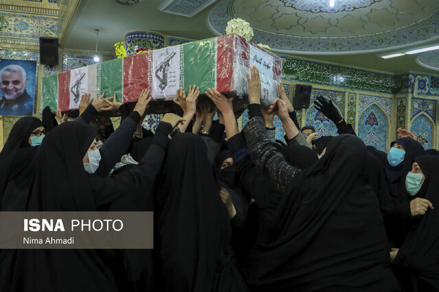 برگزاری دومین آئین سالگرد شهادت حاج قاسم سلیمانی در شهرکرد