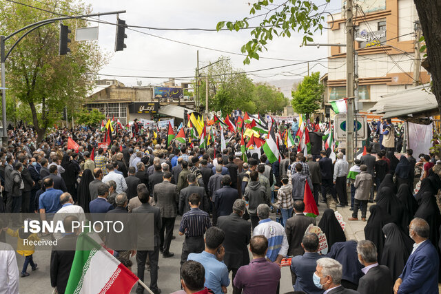 راهپیمایی روز قدس در شهرکرد