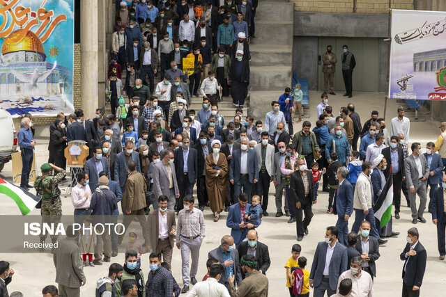 راهپیمایی روز قدس در شهرکرد